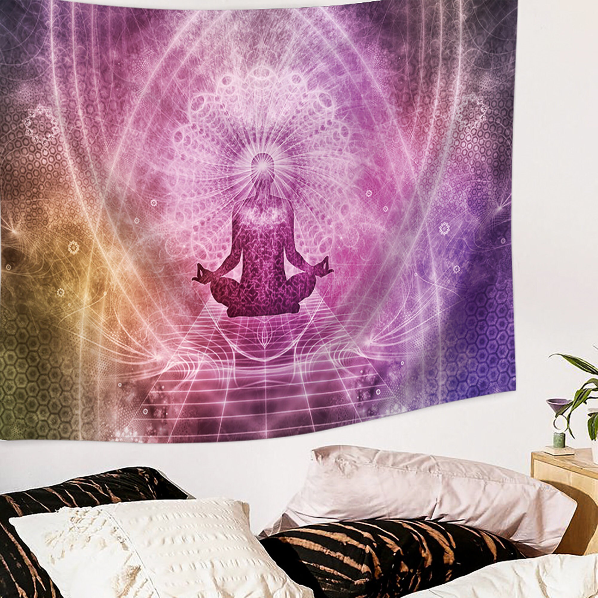Chakra TapestryYoga World Tapestry Yoga Meditation Etsy