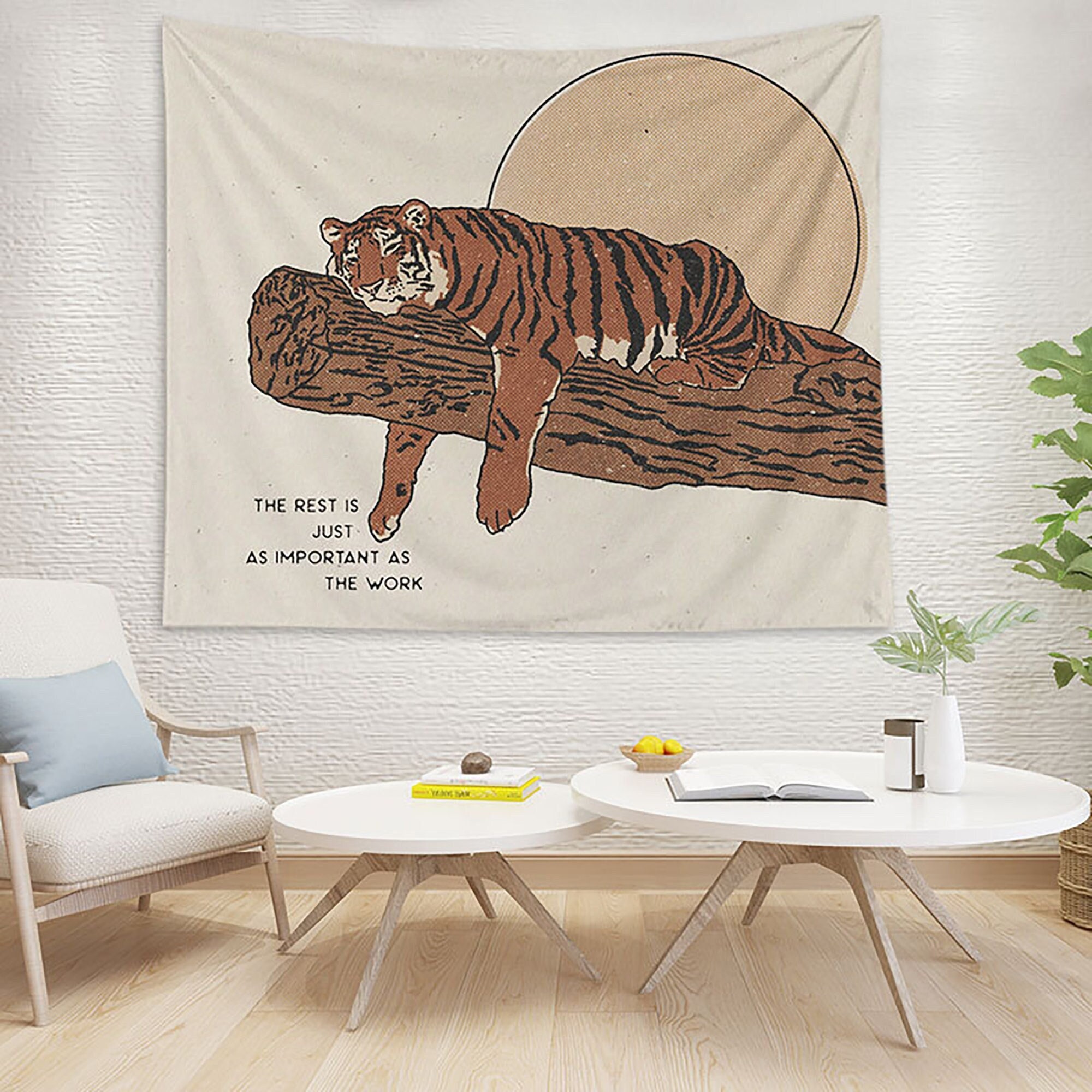  WTREPKON Funny Large Backdrop Animation Tapestry Wall