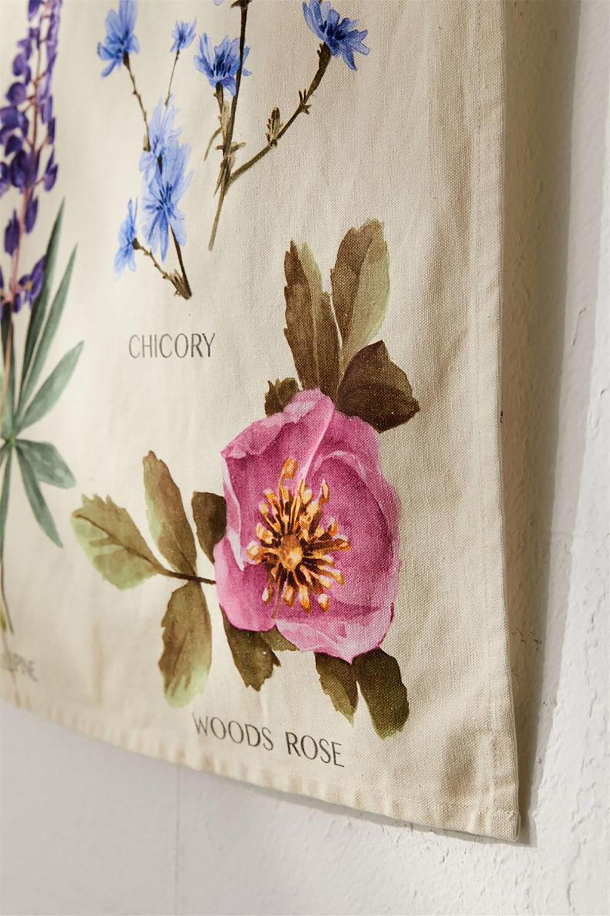 Botanical Wildflower Tapestry Floral Tapestrywall Etsy Australia