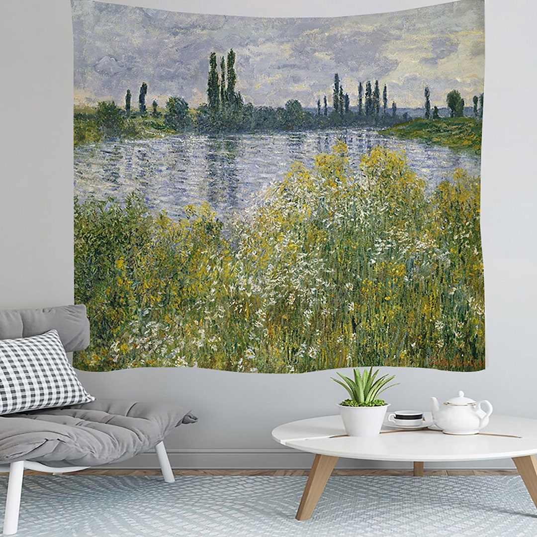 Forest Tree Tapestry,oil Painting Tapestry, Art Tapestry, Wall Art, Wall