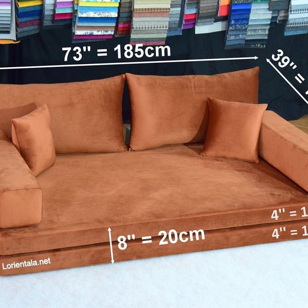 Amber Modular Boden Sofa Benutzerdefinierte Boden Sitzboden Schnitt Sitz Bett für Kinderzimmer Leseecke Moderne Wohnzimmer Arabisch Sofa Boden Couch