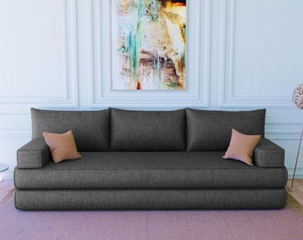 Sofá de terciopelo para el suelo: conjunto de cojines modulares para rincón de lectura