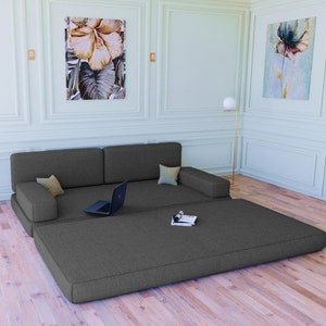 Multifunctional Reading Corner Sofa, Floor sofa, Velvet Large Floor Cushion, Pouf Ottoman for Relaxation,Adult Bean Bag Chair,Footrest Chair