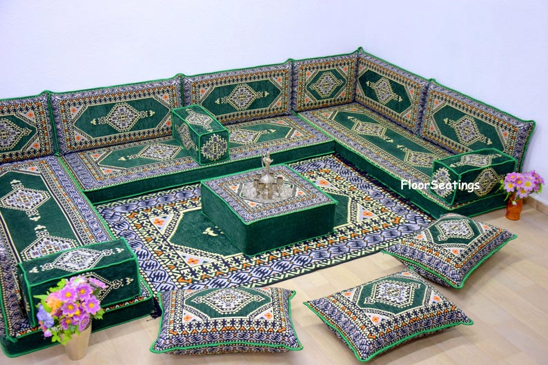 bench cushion, sectional sofa, pallet sofa, floor seating, floor cushion, floor couch, linen cushion, living room sofa, bench cushion, bohemian sectional, Arabic sofa, Arabic seating, Arabic floor cushions, window seat, reading sofa, living room sofa