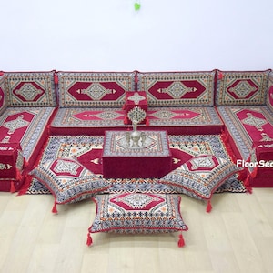 bench cushion, sectional sofa, pallet sofa, floor seating, floor cushion, floor couch, linen cushion, living room sofa, bench cushion, bohemian sectional, Arabic sofa, Arabic seating, Arabic floor cushions, window seat, reading sofa, living room sofa