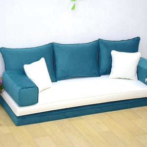 Velvet Oriental floor couch, Floor bed, Japanese floor sofa, Kids floor cushion, Baby floor couch, Floor sofa bed, Arabic couch,Turkish Seat
