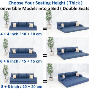 Maroon U-Shaped Moroccan Floor Sofa Set: Arabic Majlis Seating image 8