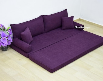 Purple Floor Sofa: Turkish Arabic Oriental Living Room Set