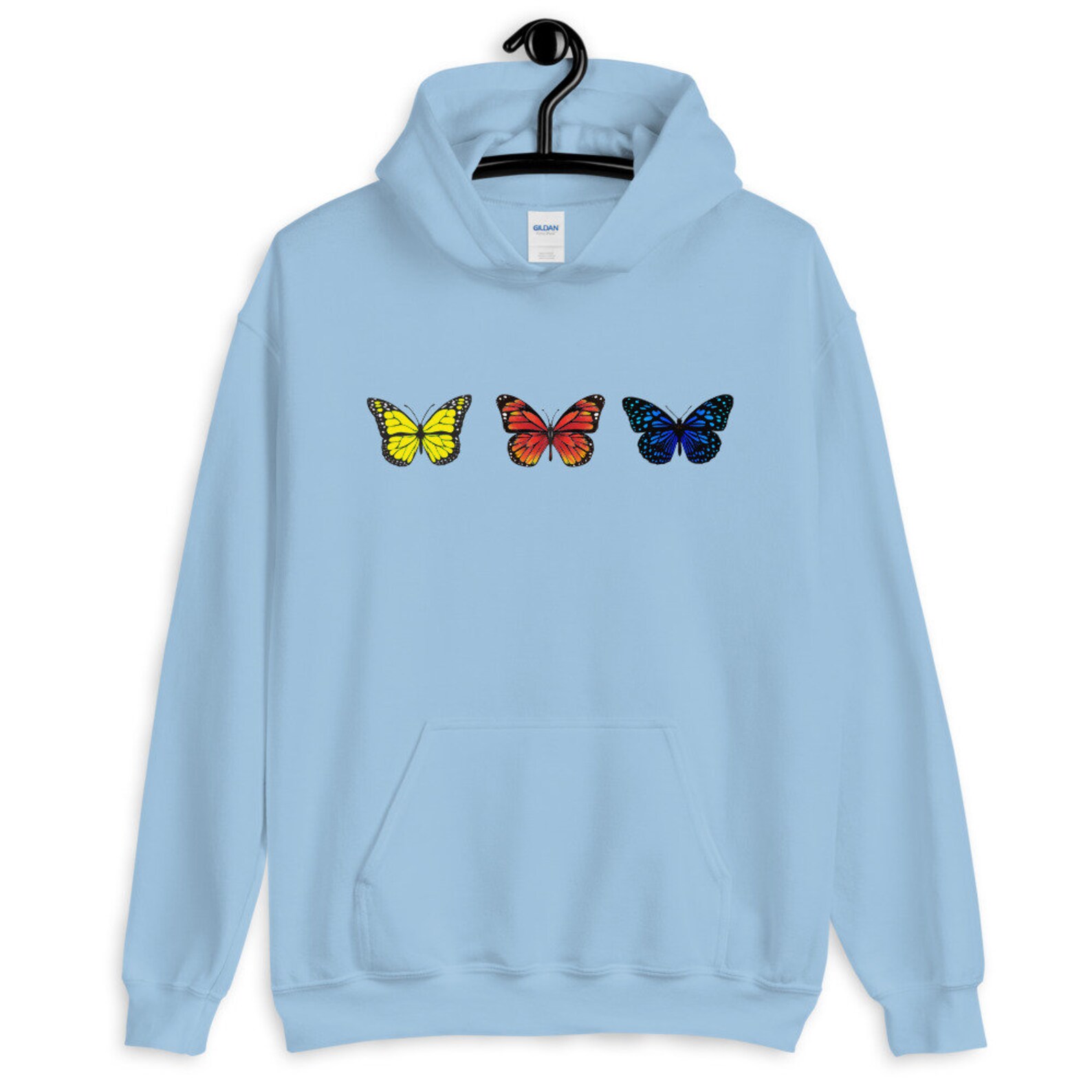 Butterflies Unisex Hoodie Etsy