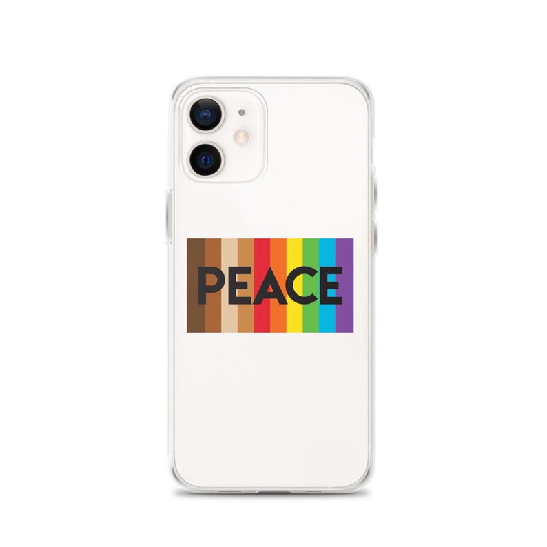 Rainbow Peace LBGTQ Rainbow Flag iPhone Case