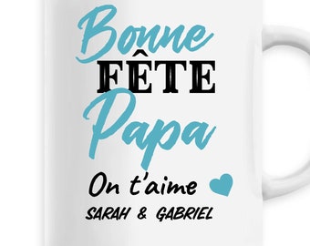 Happy Birthday Dad We Love You, Ceramic Mug Personalized Father's Day Gift