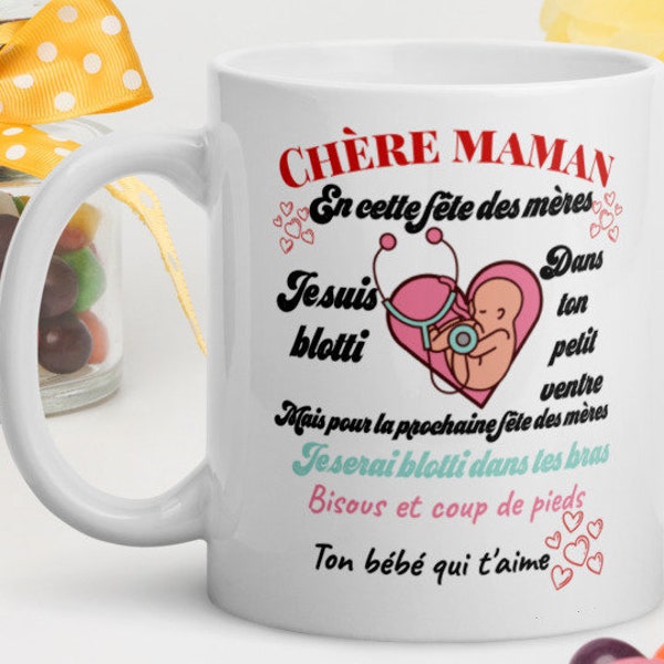 Bonne fête maman, cadeau fête des mères, idéal pour futur maman, idée cadeau pour maman