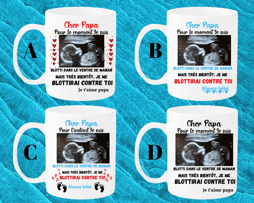 Cadeau futur papa, cadeau fête des pères ou anniversaire personnalisé