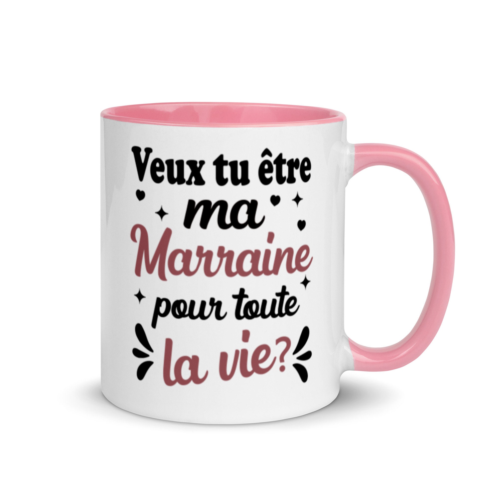 Mug Veux Tu Être Ma Marraine Adorée ? Cadeau Marraine, Annonce Originale, Demande Marraine, Annonce 