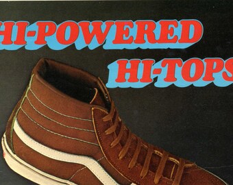 Vans Sneakers Vintage Advertisement Vans Retro Sneakers