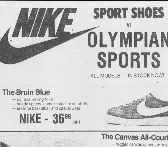 Vintage Advertisement Nike Retro Poster / - Etsy