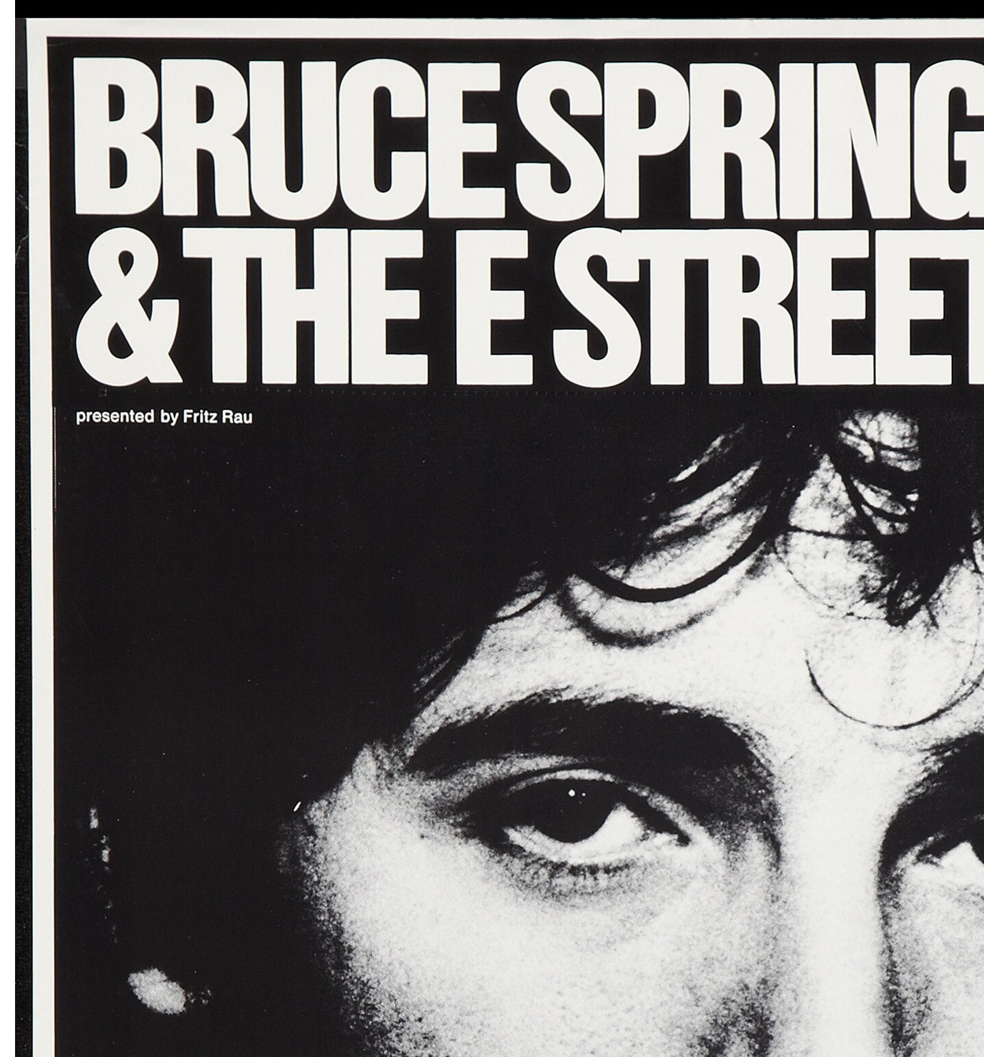 Bruce Springsteen concert poster, Bruce Springsteen vintage poster.