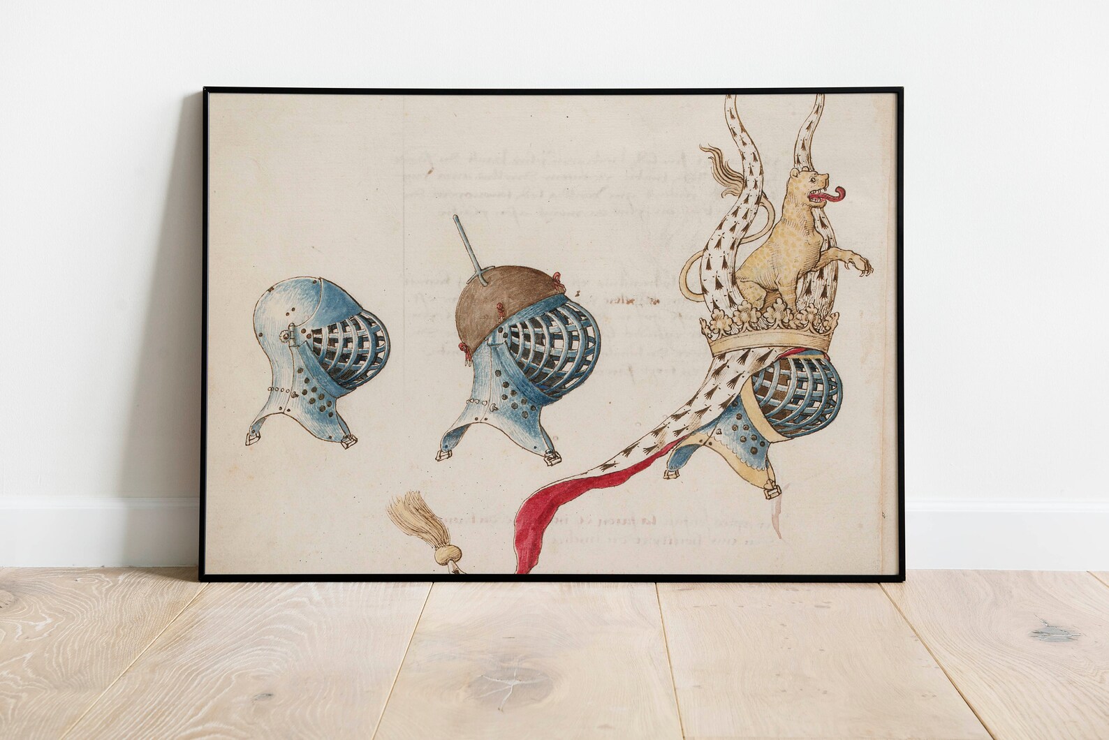 Medieval Knight Poster/ Medieval History. Middle Age Poster Etsy