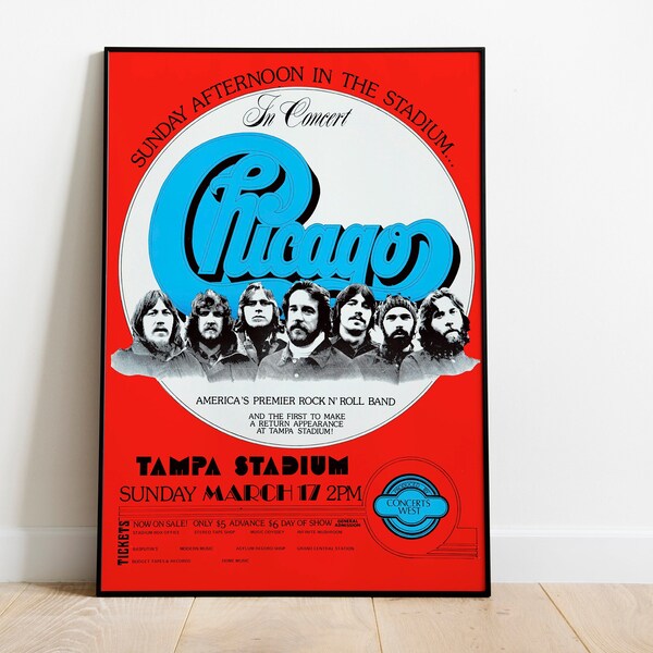 Chicago Poster Etsy