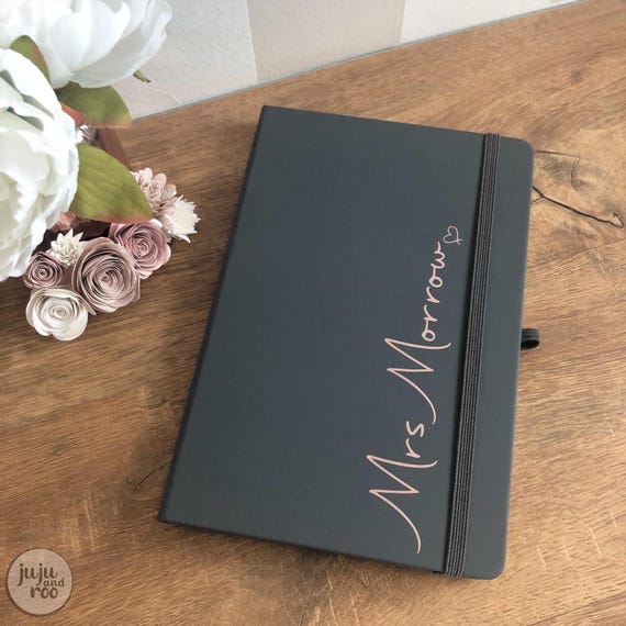 personalised teacher notebook - choose any teacher name or custom wording, notebook gift for teacher or teaching assistant, teacher gift