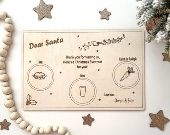 Personalised Christmas Eve board