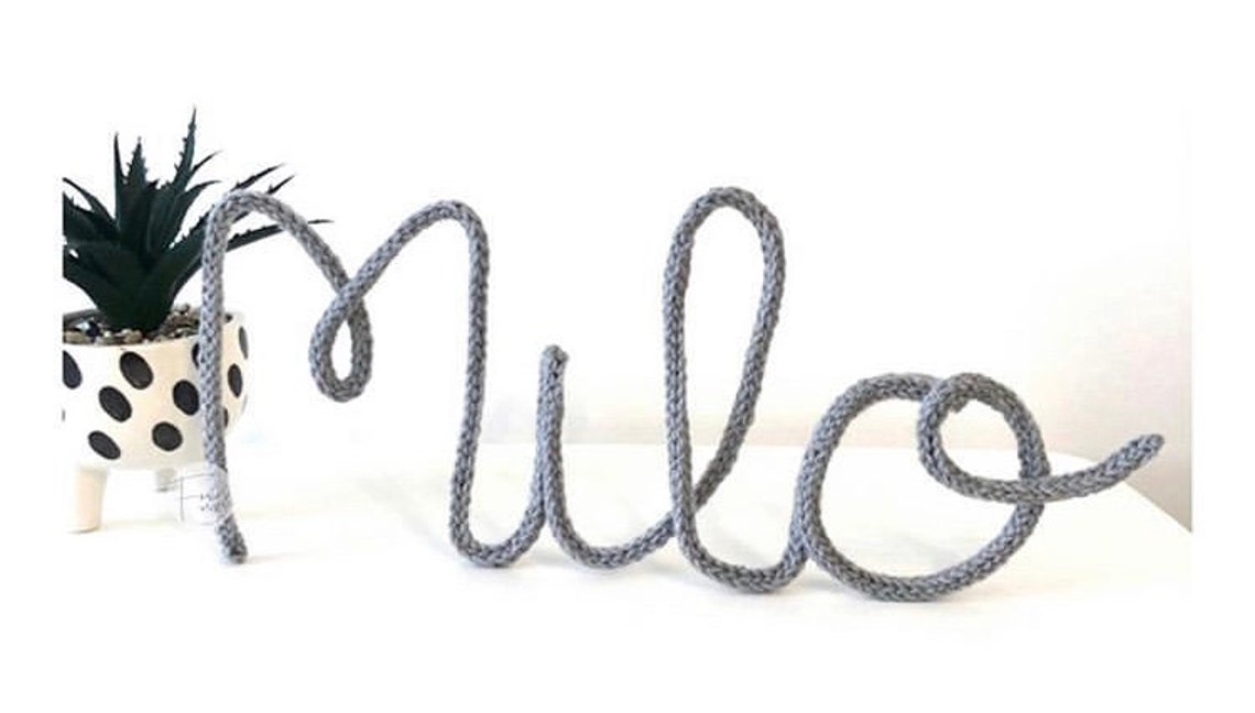 Palabras de cable personalizadas Etsy