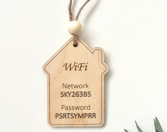 Wifi network and password