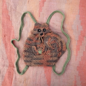 PATTERN: Simple Squirrel Drawstring Bag