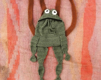 bean bolsa frog pattern