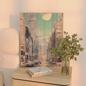 New York City Watercolor Print Art Poster Digital Download