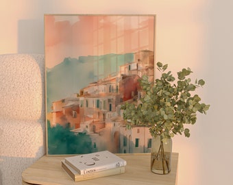 Italie Aquarelle Print Téléchargement numérique