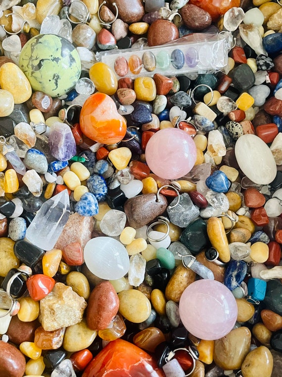 Crystal Confetti Lucky Crystal Scoop Assorted Crystals Etsy