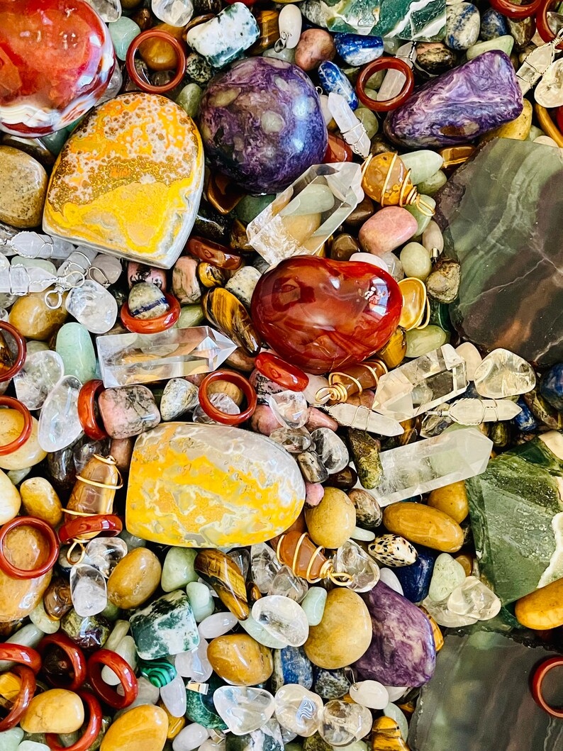 Crystal Confetti Lucky Crystal Scoop Assorted Crystals Etsy