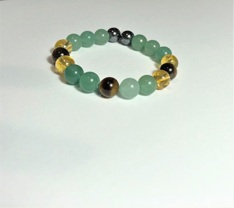 Wealth Bracelet Healing Crystal Bracelet Prosperity Attract Etsy