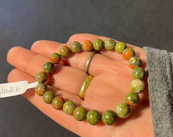 Unakiet-armband, unakiet-epidote, hartchakra, verzorgende, helende energie, gezondheid van vrouwen, vruchtbaarheid