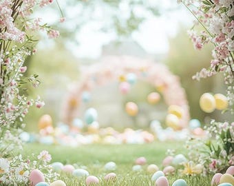 Easter Pastel Background