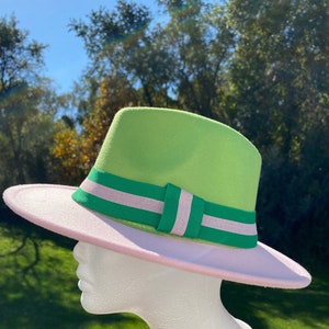 Color Blocked Fedora Hat  | Trendy Accessories | Unique Gifts | Stylish Hats | Holiday Gifts | Sorority Gifts
