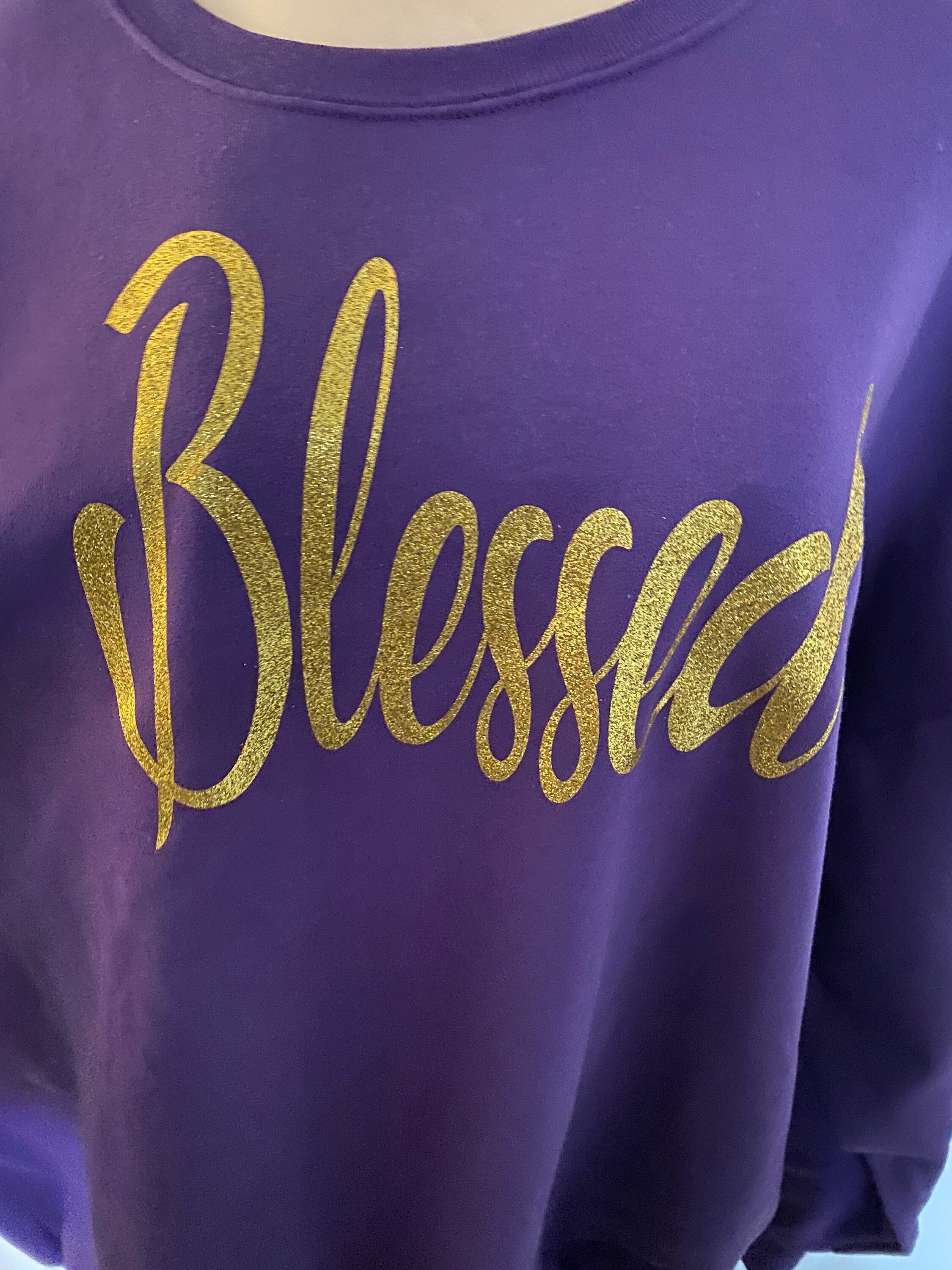 Blessed Women's Sweatshirt Casual Wear Religious - Etsy 日本