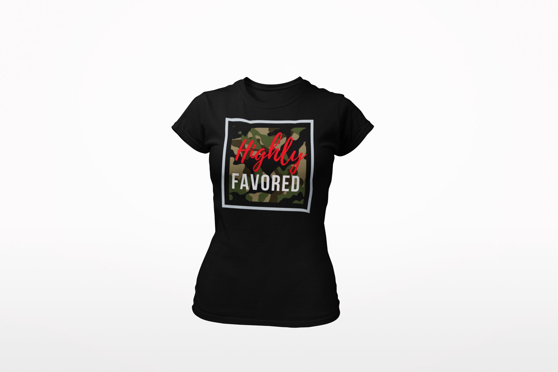 Highly Favored Black Army Fatigue 