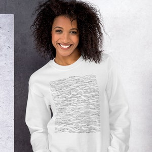 Adirondack High Peaks Mountain Design Sweatshirt | ADK 46er| Hiking Sweatshirt | Hiking Lover Gift | Nature Lover Gift | Gift for Hiker