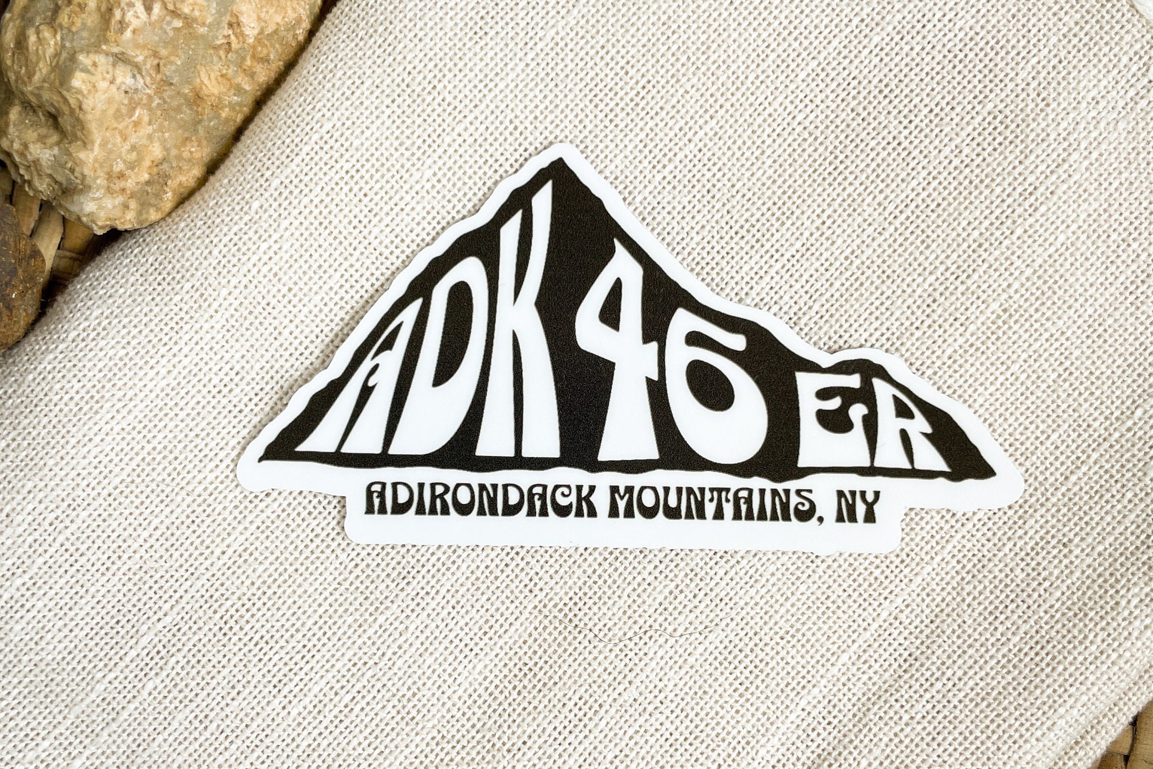 ADK Sticker, Hike ADK Sticker, Adventure Sticker, Adirondack Mountain ...