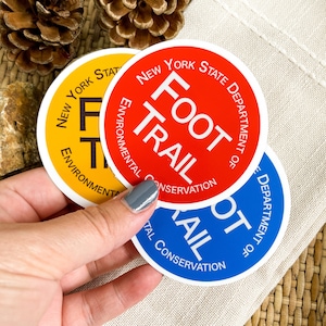 ADK Trail Marker-stickerset: Adirondack 46er Adventure-cadeau