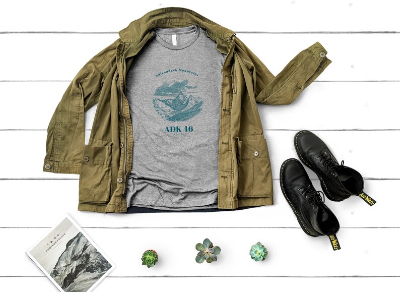 Adirondack Mountains Backcountry T-Shirt Adventure Shirt ADK 46er Hiking Shirt Hiking Lover Gift Nature Lover Gift Gift for Her