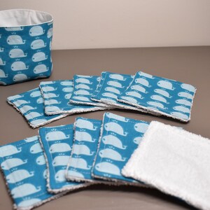 10 Waschtücher für Babys mit seinem reversiblen Ablagekorb auf | Etsy