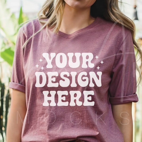 Comfort Colors Berry Mockup, C1717 T-Shirt Berry Mockup Casual Mockup Berry Tee Mockup C1717 Comfort Colors Lifestyle Mockup High-Resolution