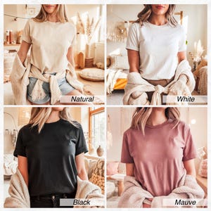 Bella Canvas 3001 Mockups Bundle, 3001 TShirt Bundle POD Frau Modell Mockup, hochwertige professionelle leere T-Shirt Sammlung Sofort-Download Bild 2