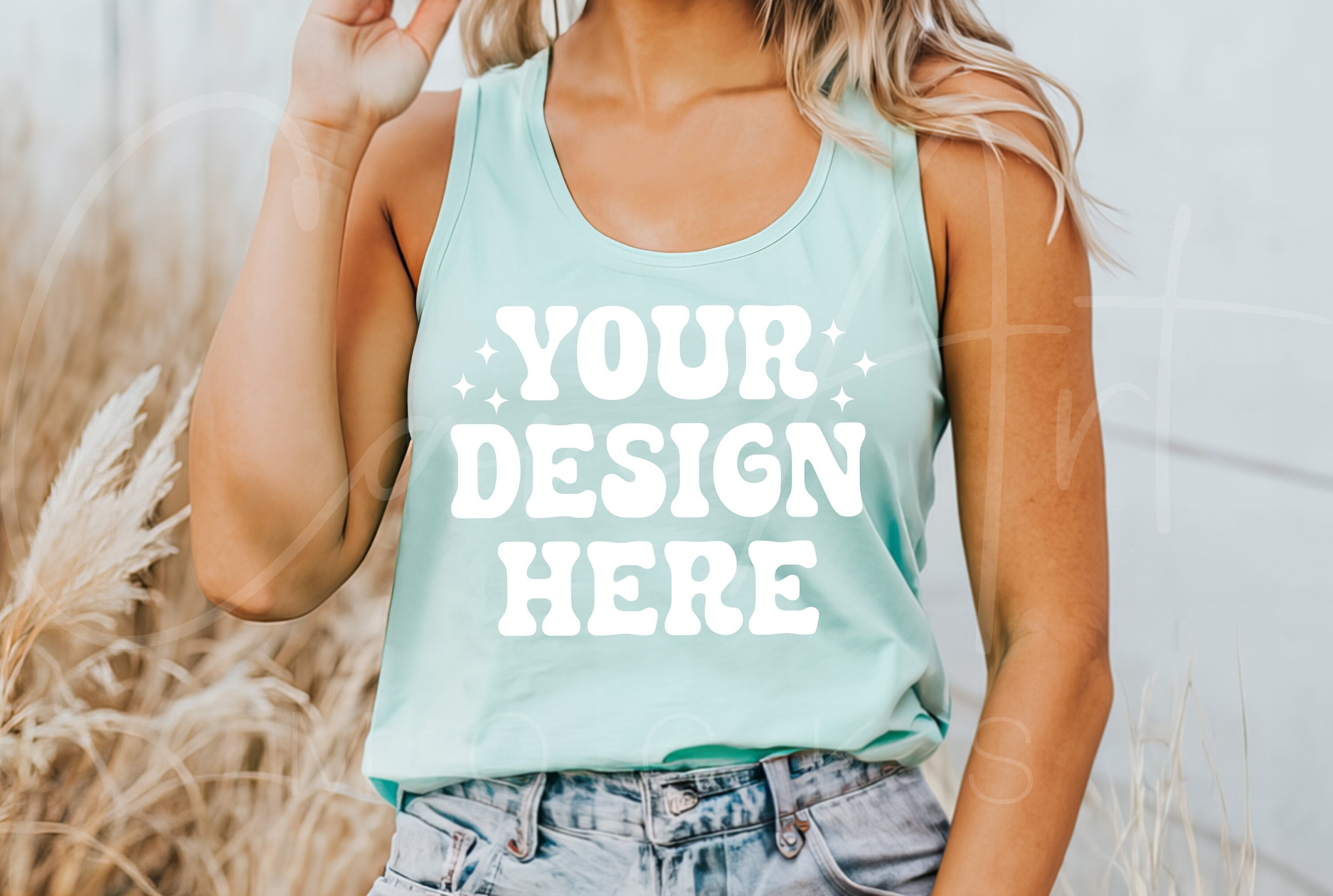 mint green camisole top