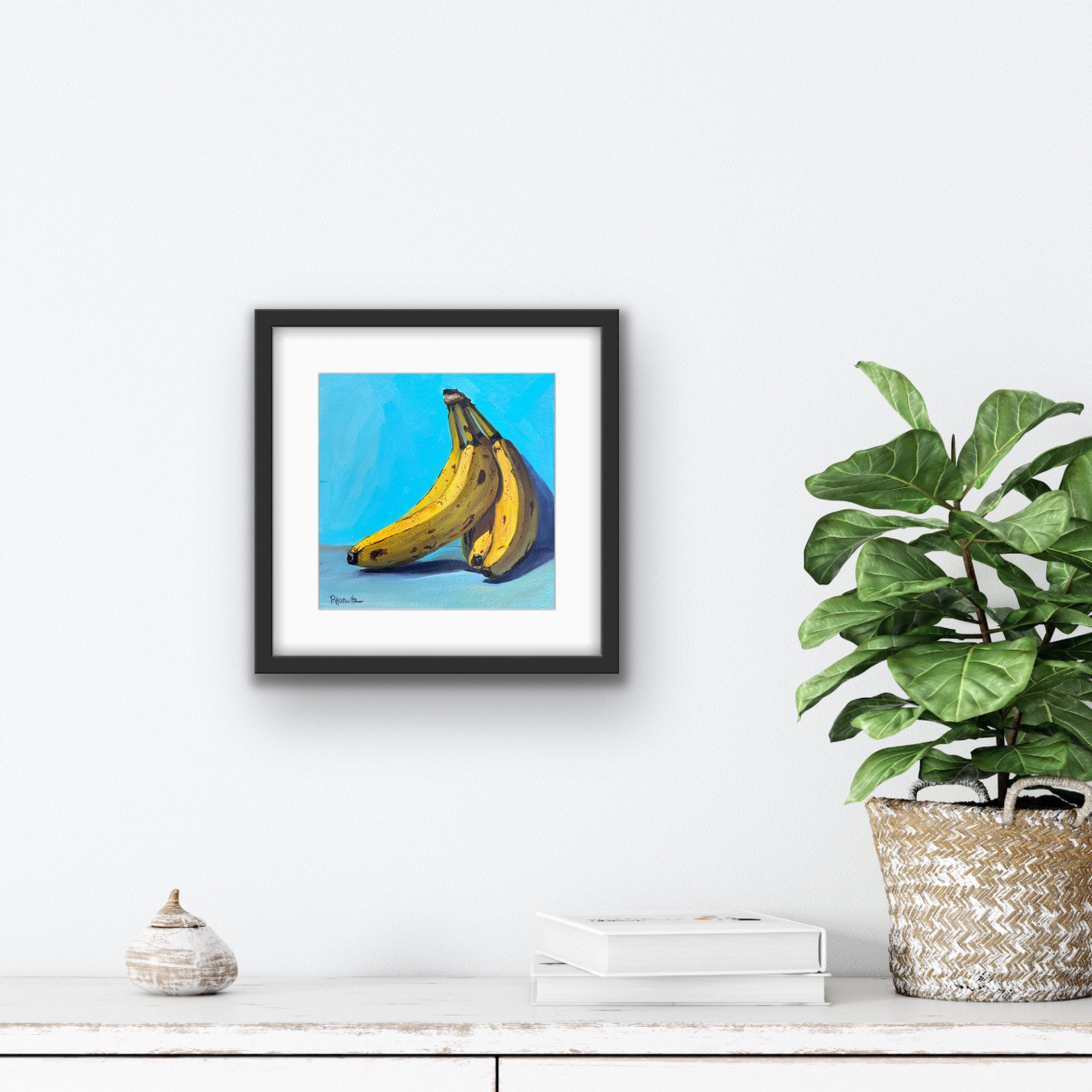 【送料込】 傷ついたバナナのジクレープリント l バナナアート l フード 絵画