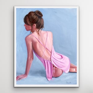 Figurative Art Giclee Print l Figure Painting l Fine Art l Sensual Art l Figurative Painting l Female Portrait l Home Decor l Sensual Art
