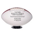 Personalized Custom Regulation Size Football, To Our Son Grandson Daughter Granddaughter, from Grandpa Grandma Dad Mom, Wedding, Graduation
